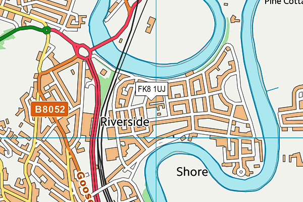 FK8 1UJ map - OS VectorMap District (Ordnance Survey) FK8 1UJ map - OS VectorMap District (Ordnance Survey)
