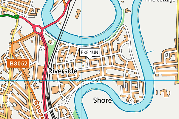 FK8 1UN map - OS VectorMap District (Ordnance Survey)
