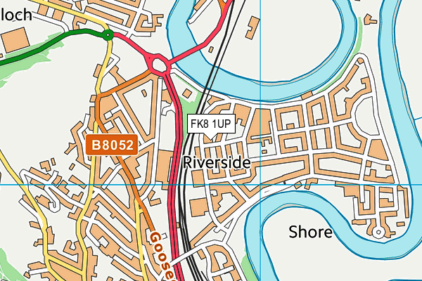 FK8 1UP map - OS VectorMap District (Ordnance Survey) FK8 1UP map - OS VectorMap District (Ordnance Survey)