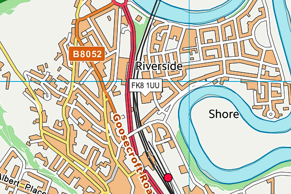 FK8 1UU map - OS VectorMap District (Ordnance Survey) FK8 1UU map - OS VectorMap District (Ordnance Survey)