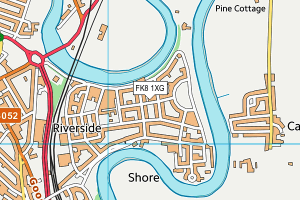 FK8 1XG map - OS VectorMap District (Ordnance Survey) FK8 1XG map - OS VectorMap District (Ordnance Survey)