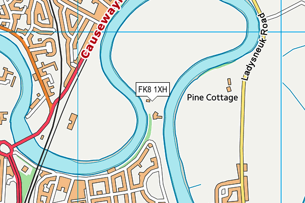 FK8 1XH map - OS VectorMap District (Ordnance Survey) FK8 1XH map - OS VectorMap District (Ordnance Survey)