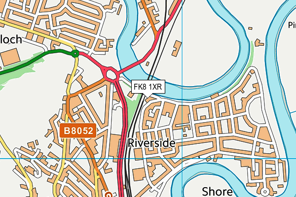 FK8 1XR map - OS VectorMap District (Ordnance Survey) FK8 1XR map - OS VectorMap District (Ordnance Survey)