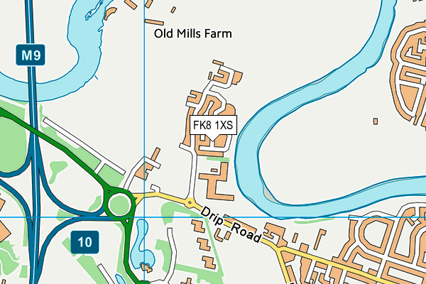 FK8 1XS map - OS VectorMap District (Ordnance Survey) FK8 1XS map - OS VectorMap District (Ordnance Survey)