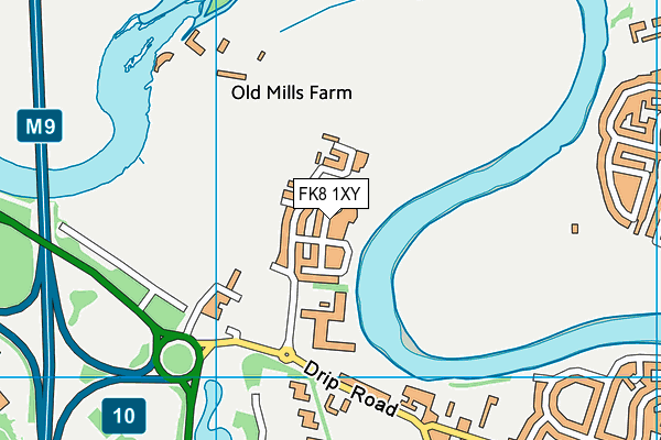 FK8 1XY map - OS VectorMap District (Ordnance Survey) FK8 1XY map - OS VectorMap District (Ordnance Survey)
