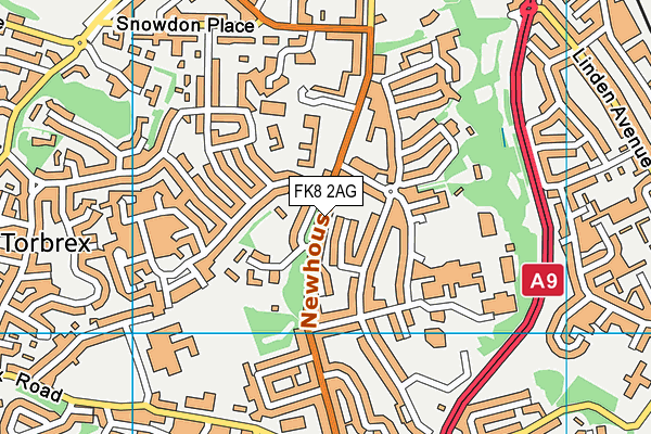 FK8 2AG map - OS VectorMap District (Ordnance Survey) FK8 2AG map - OS VectorMap District (Ordnance Survey)
