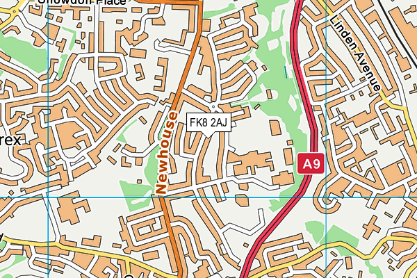 FK8 2AJ map - OS VectorMap District (Ordnance Survey) FK8 2AJ map - OS VectorMap District (Ordnance Survey)