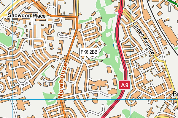 FK8 2BB map - OS VectorMap District (Ordnance Survey) FK8 2BB map - OS VectorMap District (Ordnance Survey)