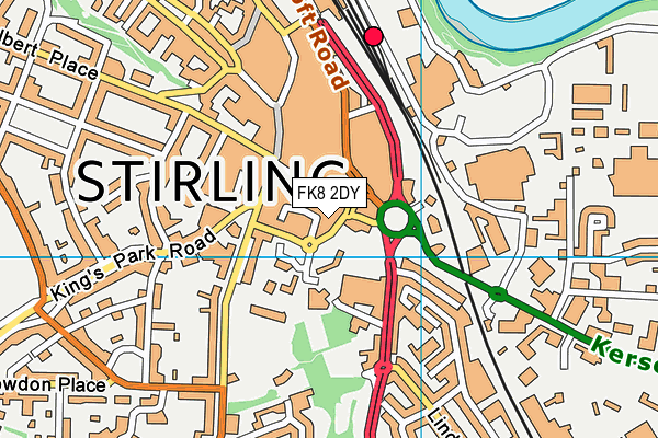 FK8 2DY map - OS VectorMap District (Ordnance Survey) FK8 2DY map - OS VectorMap District (Ordnance Survey)