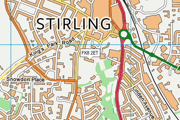 FK8 2ET map - OS VectorMap District (Ordnance Survey) FK8 2ET map - OS VectorMap District (Ordnance Survey)
