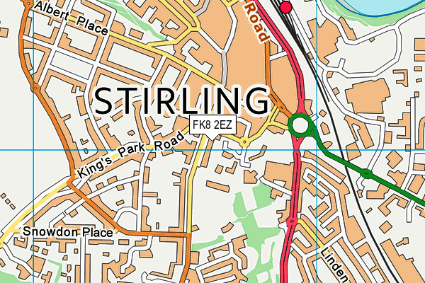 FK8 2EZ map - OS VectorMap District (Ordnance Survey) FK8 2EZ map - OS VectorMap District (Ordnance Survey)