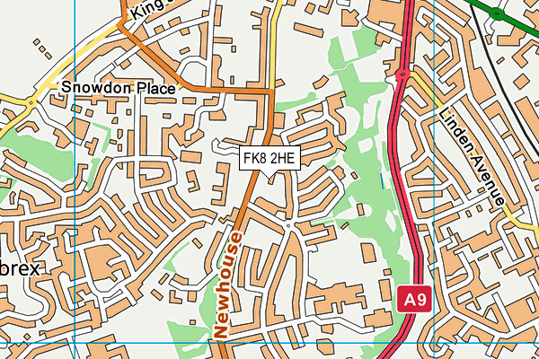 FK8 2HE map - OS VectorMap District (Ordnance Survey) FK8 2HE map - OS VectorMap District (Ordnance Survey)