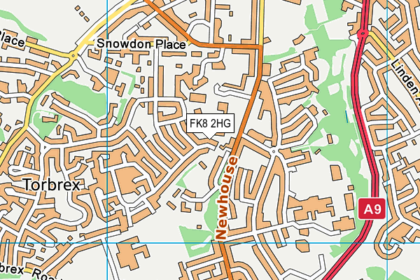 FK8 2HG map - OS VectorMap District (Ordnance Survey) FK8 2HG map - OS VectorMap District (Ordnance Survey)