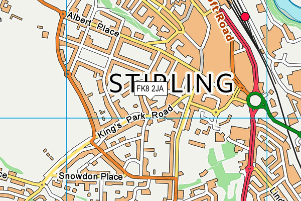 FK8 2JA map - OS VectorMap District (Ordnance Survey) FK8 2JA map - OS VectorMap District (Ordnance Survey)