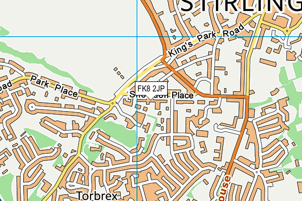 FK8 2JP map - OS VectorMap District (Ordnance Survey) FK8 2JP map - OS VectorMap District (Ordnance Survey)