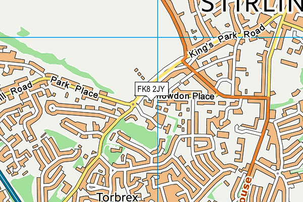 FK8 2JY map - OS VectorMap District (Ordnance Survey) FK8 2JY map - OS VectorMap District (Ordnance Survey)