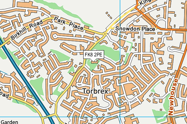 FK8 2PE map - OS VectorMap District (Ordnance Survey) FK8 2PE map - OS VectorMap District (Ordnance Survey)