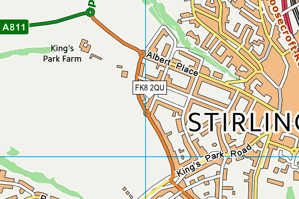 FK8 2QU map - OS VectorMap District (Ordnance Survey) FK8 2QU map - OS VectorMap District (Ordnance Survey)