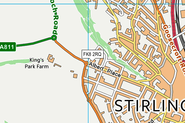 FK8 2RQ map - OS VectorMap District (Ordnance Survey) FK8 2RQ map - OS VectorMap District (Ordnance Survey)