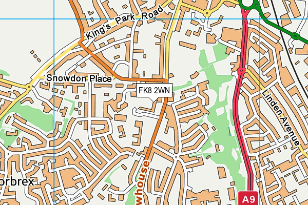 FK8 2WN map - OS VectorMap District (Ordnance Survey) FK8 2WN map - OS VectorMap District (Ordnance Survey)