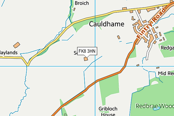 FK8 3HN map - OS VectorMap District (Ordnance Survey) FK8 3HN map - OS VectorMap District (Ordnance Survey)