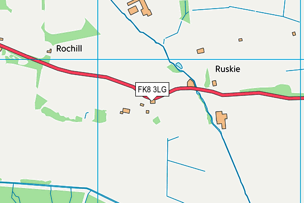 FK8 3LG map - OS VectorMap District (Ordnance Survey) FK8 3LG map - OS VectorMap District (Ordnance Survey)