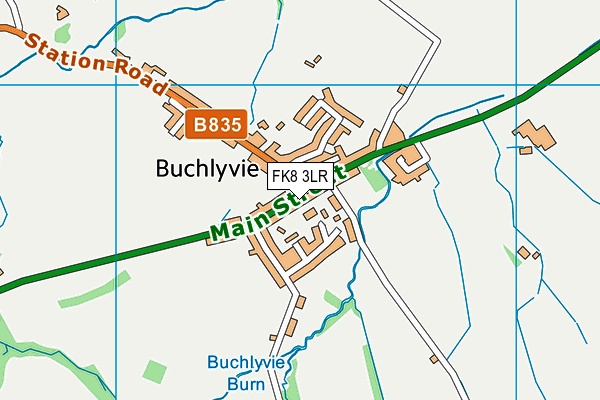 FK8 3LR map - OS VectorMap District (Ordnance Survey) FK8 3LR map - OS VectorMap District (Ordnance Survey)