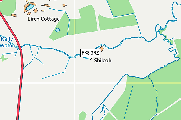 FK8 3RZ map - OS VectorMap District (Ordnance Survey) FK8 3RZ map - OS VectorMap District (Ordnance Survey)