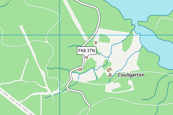 FK8 3TN map - OS VectorMap District (Ordnance Survey) FK8 3TN map - OS VectorMap District (Ordnance Survey)
