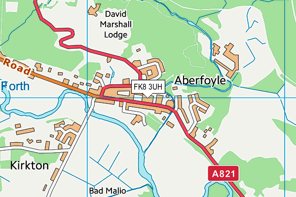 FK8 3UH map - OS VectorMap District (Ordnance Survey) FK8 3UH map - OS VectorMap District (Ordnance Survey)