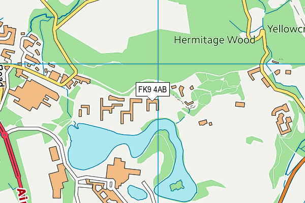 FK9 4AB map - OS VectorMap District (Ordnance Survey) FK9 4AB map - OS VectorMap District (Ordnance Survey)