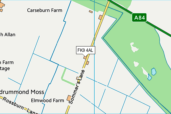 FK9 4AL map - OS VectorMap District (Ordnance Survey) FK9 4AL map - OS VectorMap District (Ordnance Survey)