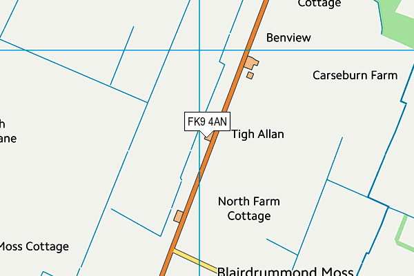 FK9 4AN map - OS VectorMap District (Ordnance Survey) FK9 4AN map - OS VectorMap District (Ordnance Survey)
