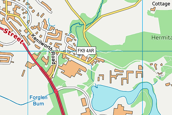 FK9 4AR map - OS VectorMap District (Ordnance Survey) FK9 4AR map - OS VectorMap District (Ordnance Survey)