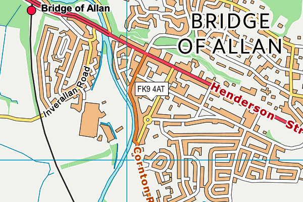FK9 4AT map - OS VectorMap District (Ordnance Survey) FK9 4AT map - OS VectorMap District (Ordnance Survey)