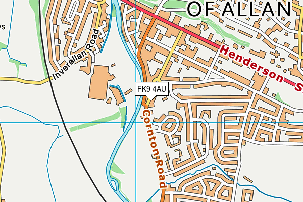 FK9 4AU map - OS VectorMap District (Ordnance Survey) FK9 4AU map - OS VectorMap District (Ordnance Survey)