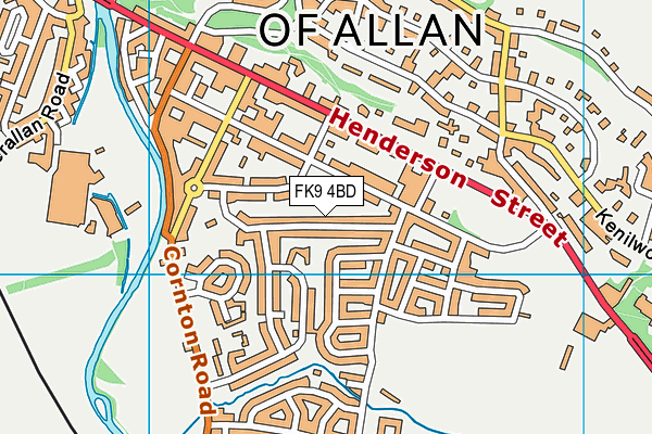 FK9 4BD map - OS VectorMap District (Ordnance Survey) FK9 4BD map - OS VectorMap District (Ordnance Survey)