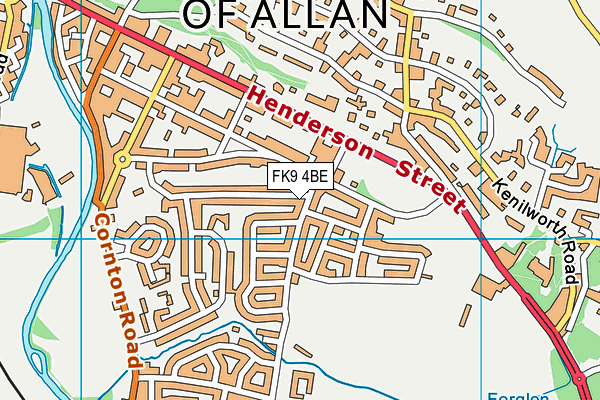 FK9 4BE map - OS VectorMap District (Ordnance Survey) FK9 4BE map - OS VectorMap District (Ordnance Survey)