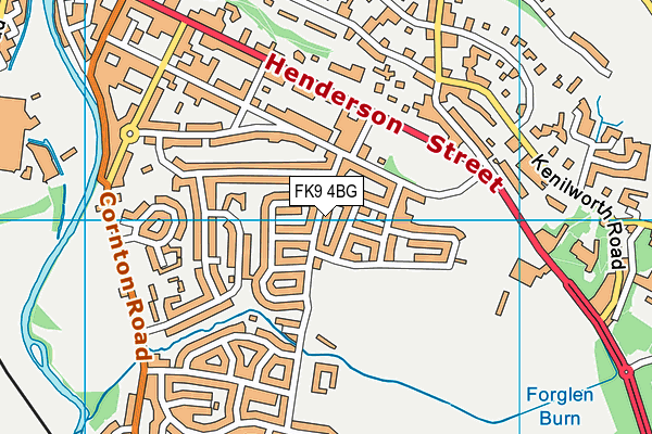 FK9 4BG map - OS VectorMap District (Ordnance Survey) FK9 4BG map - OS VectorMap District (Ordnance Survey)