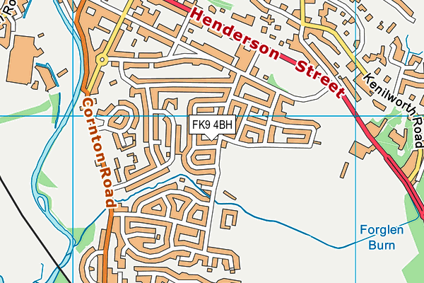 FK9 4BH map - OS VectorMap District (Ordnance Survey) FK9 4BH map - OS VectorMap District (Ordnance Survey)