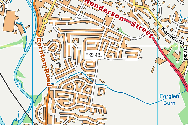 FK9 4BJ map - OS VectorMap District (Ordnance Survey) FK9 4BJ map - OS VectorMap District (Ordnance Survey)