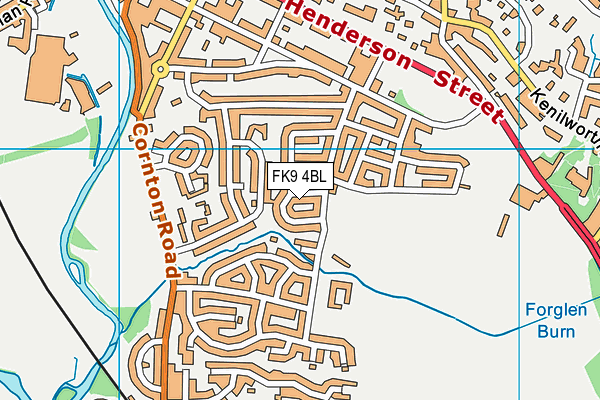 FK9 4BL map - OS VectorMap District (Ordnance Survey) FK9 4BL map - OS VectorMap District (Ordnance Survey)
