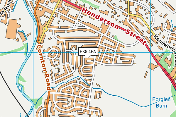 FK9 4BN map - OS VectorMap District (Ordnance Survey) FK9 4BN map - OS VectorMap District (Ordnance Survey)