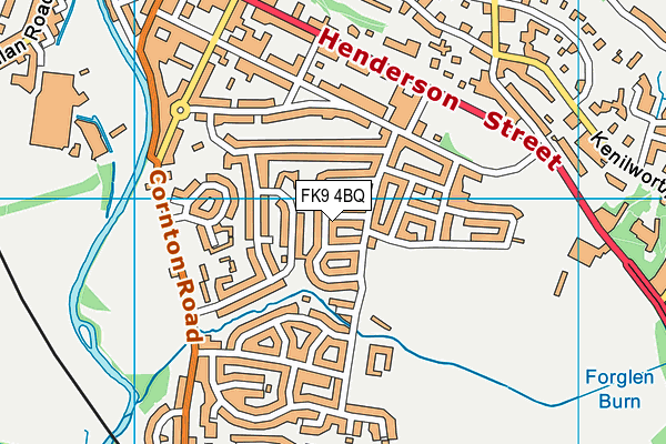FK9 4BQ map - OS VectorMap District (Ordnance Survey) FK9 4BQ map - OS VectorMap District (Ordnance Survey)