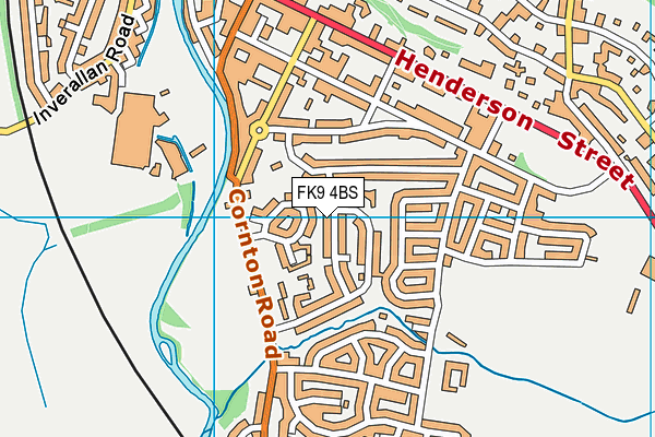 FK9 4BS map - OS VectorMap District (Ordnance Survey) FK9 4BS map - OS VectorMap District (Ordnance Survey)