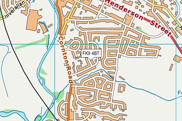 FK9 4BT map - OS VectorMap District (Ordnance Survey) FK9 4BT map - OS VectorMap District (Ordnance Survey)