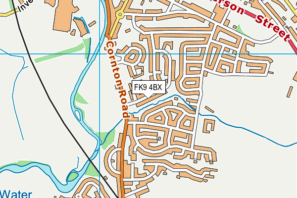 FK9 4BX map - OS VectorMap District (Ordnance Survey) FK9 4BX map - OS VectorMap District (Ordnance Survey)