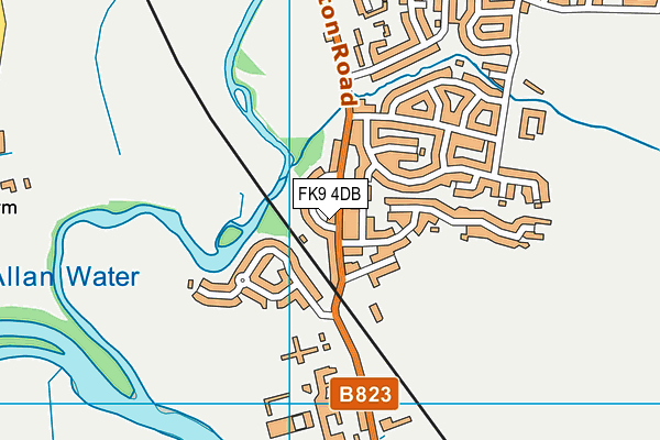 FK9 4DB map - OS VectorMap District (Ordnance Survey) FK9 4DB map - OS VectorMap District (Ordnance Survey)