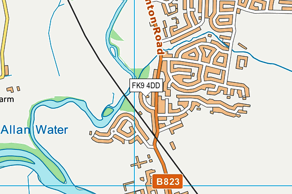 FK9 4DD map - OS VectorMap District (Ordnance Survey) FK9 4DD map - OS VectorMap District (Ordnance Survey)