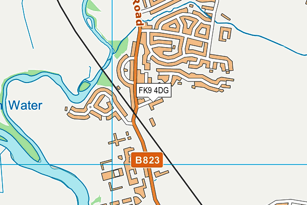 FK9 4DG map - OS VectorMap District (Ordnance Survey) FK9 4DG map - OS VectorMap District (Ordnance Survey)